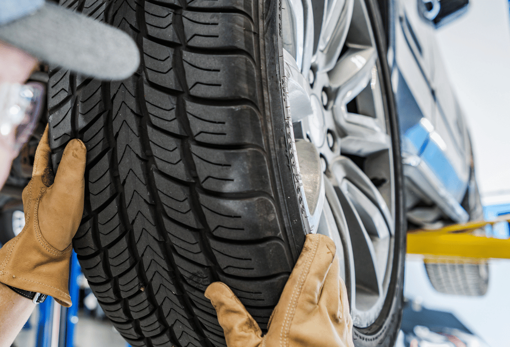 Tire rotation service in Phoenix, AZ at Saguaro Alignment and Brakes