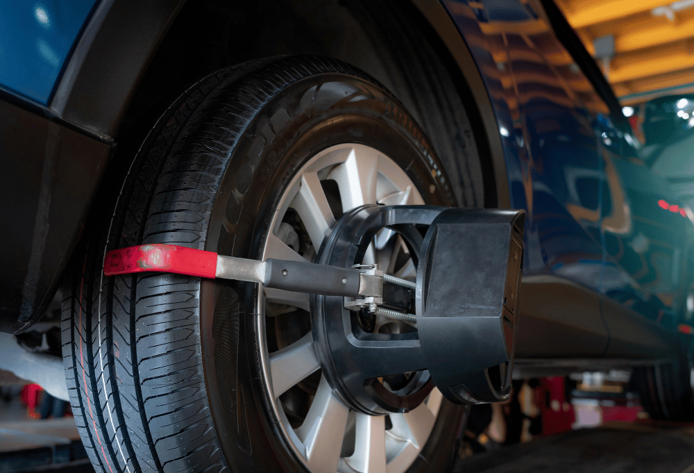Wheel alignment in Phoenix, AZ at Saguaro Alignment and Brakes
